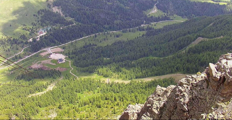 Webcam Passo San Pellegrino-Falcade  - Pista Funivia