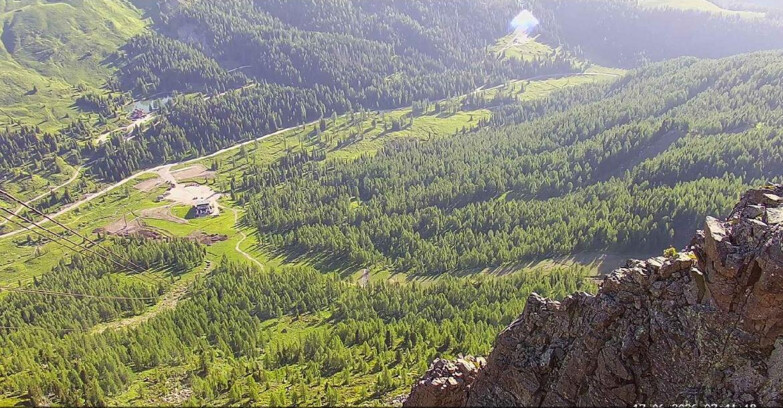 Webcam Passo San Pellegrino-Falcade  - Pista Funivia