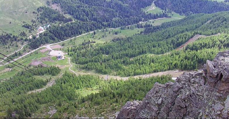 Webcam Passo San Pellegrino-Falcade - Pista Funivia