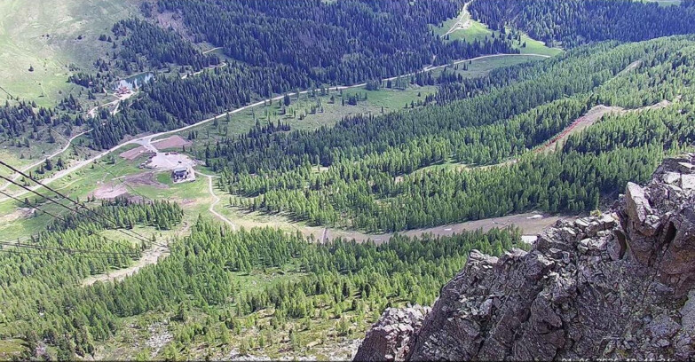 Webcam Passo San Pellegrino-Falcade - Pista Funivia