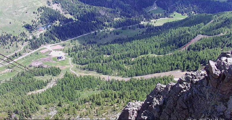 Webcam Passo San Pellegrino-Falcade - Pista Funivia