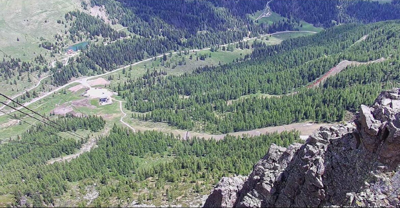 Webcam Passo San Pellegrino-Falcade - Pista Funivia