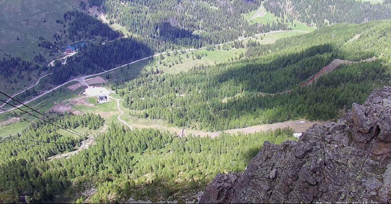 Webcam Passo San Pellegrino-Falcade - Pista Funivia