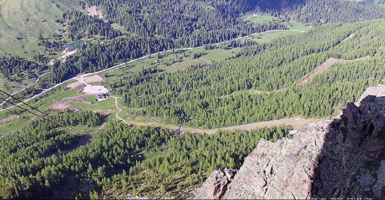 Webcam Passo San Pellegrino-Falcade - Pista Funivia
