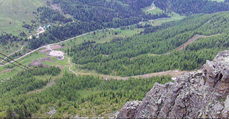 Webcam Passo San Pellegrino-Falcade - Pista Funivia