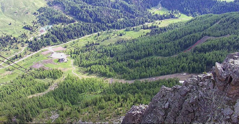 Webcam Passo San Pellegrino-Falcade - Pista Funivia