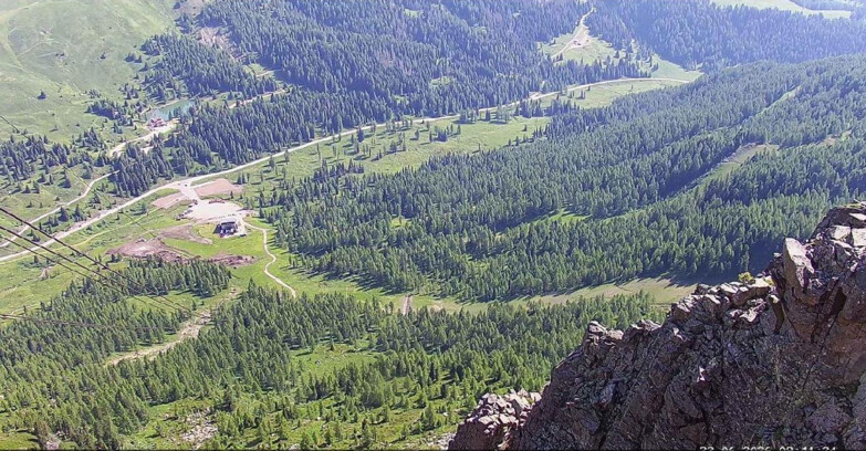 Webcam Passo San Pellegrino-Falcade  - Pista Funivia