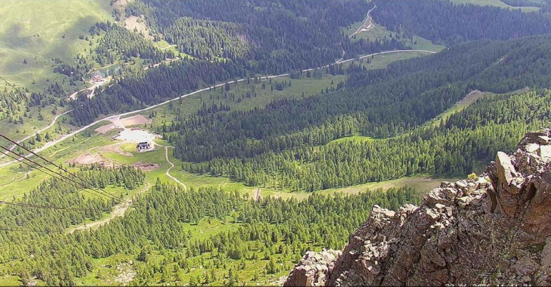 Webcam Passo San Pellegrino-Falcade  - Pista Funivia