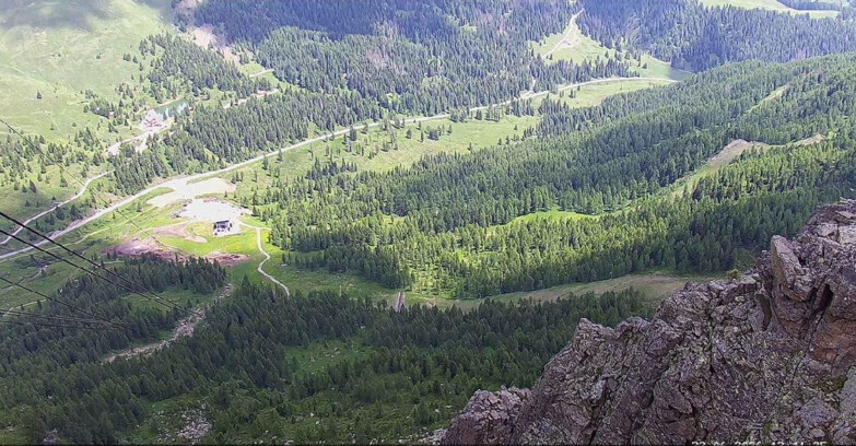 Webcam Passo San Pellegrino-Falcade  - Pista Funivia
