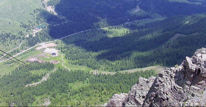 Webcam Passo San Pellegrino-Falcade  - Pista Funivia