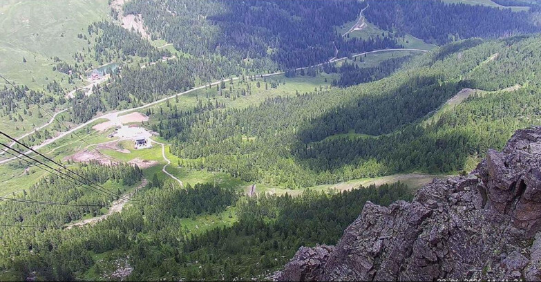Webcam Passo San Pellegrino-Falcade  - Pista Funivia