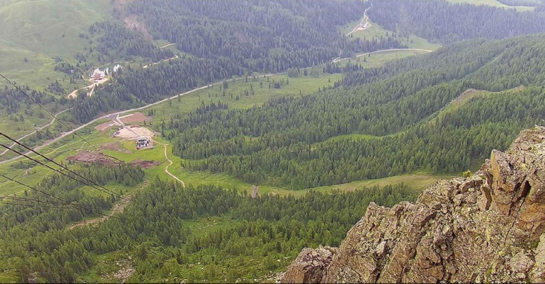Webcam Passo San Pellegrino-Falcade  - Pista Funivia