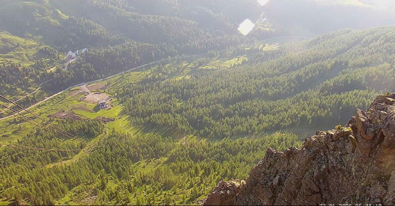 Webcam Passo San Pellegrino-Falcade - Pista Funivia