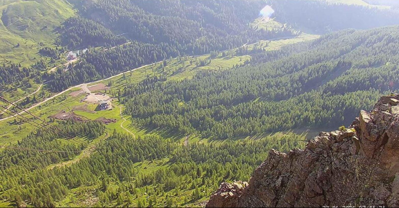 Webcam Passo San Pellegrino-Falcade - Pista Funivia