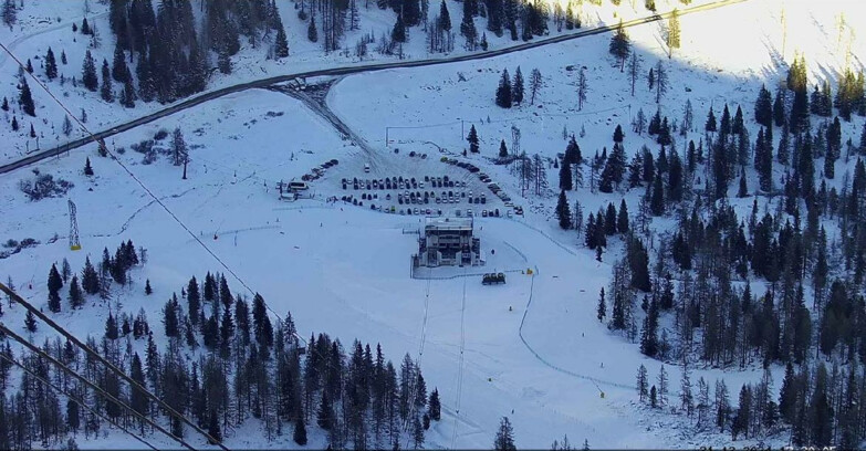 Webcam Passo San Pellegrino-Falcade - Arrivo Seggiovia