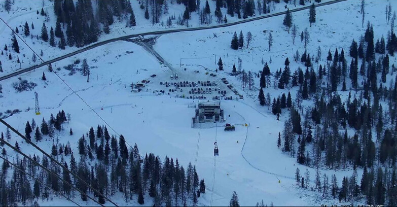 Webcam Passo San Pellegrino-Falcade - Arrivo Seggiovia