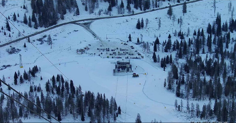 Webcam Passo San Pellegrino-Falcade - Arrivo Seggiovia