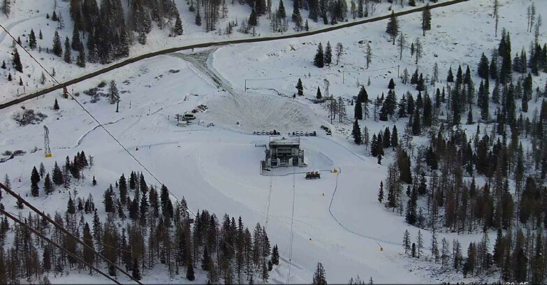 Webcam Passo San Pellegrino-Falcade - Arrivo Seggiovia