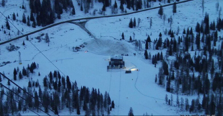 Webcam Passo San Pellegrino-Falcade  - Arrivo Seggiovia