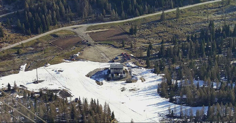 Webcam Пассо Сан-Пеллегрино-Фалькаде  - Arrivo Seggiovia