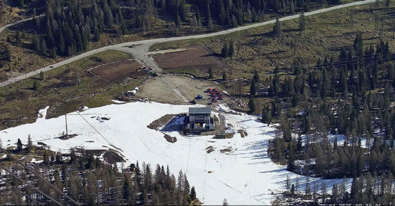 Webcam Пассо Сан-Пеллегрино-Фалькаде  - Arrivo Seggiovia