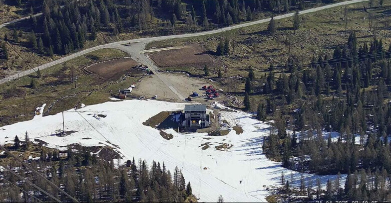 Webcam Passo San Pellegrino-Falcade - Arrivo Seggiovia