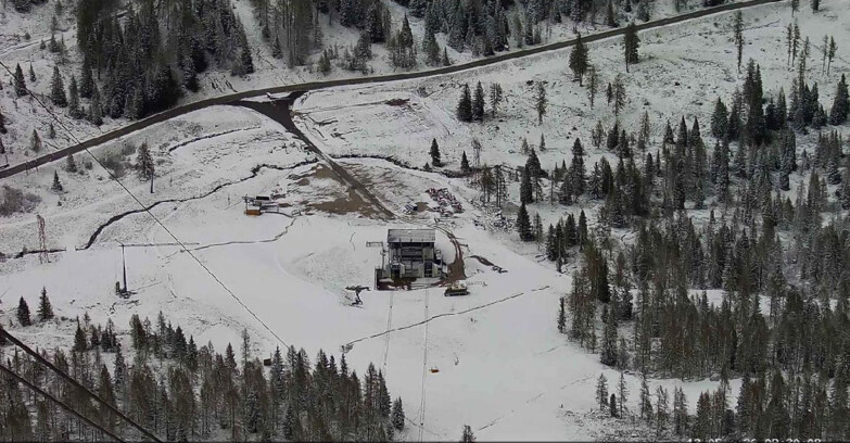 Webcam Passo San Pellegrino-Falcade - Arrivo Seggiovia