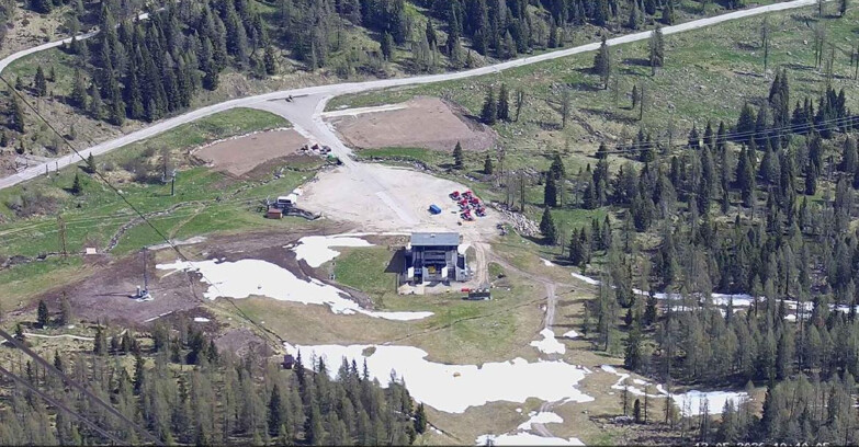 Webcam Passo San Pellegrino-Falcade  - Arrivo Seggiovia