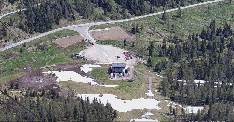 Webcam Passo San Pellegrino-Falcade  - Arrivo Seggiovia