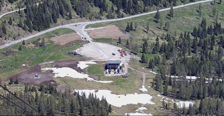 Webcam Passo San Pellegrino-Falcade  - Arrivo Seggiovia