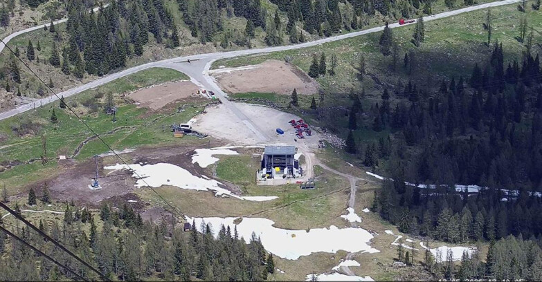 Webcam Passo San Pellegrino-Falcade  - Arrivo Seggiovia