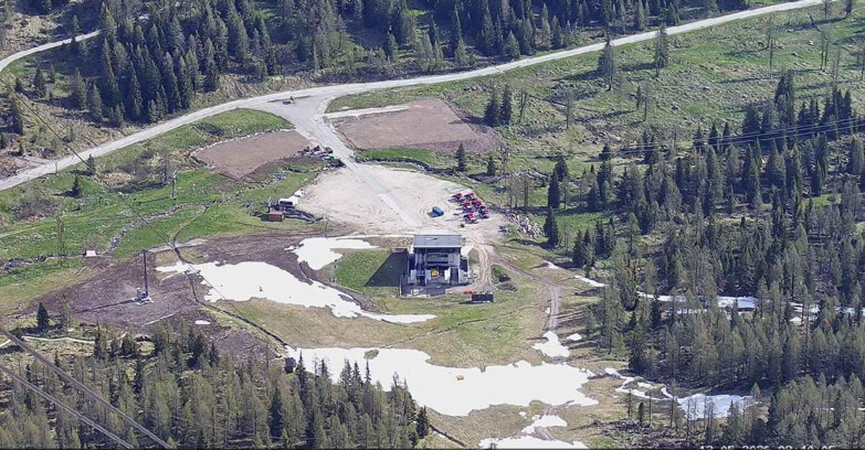 Webcam Passo San Pellegrino-Falcade  - Arrivo Seggiovia