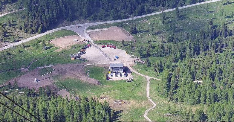 Webcam Passo San Pellegrino-Falcade  - Arrivo Seggiovia