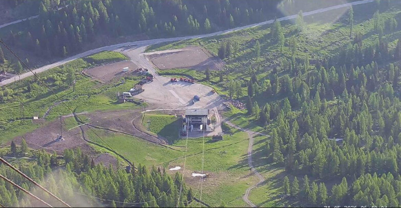 Webcam Passo San Pellegrino-Falcade  - Arrivo Seggiovia