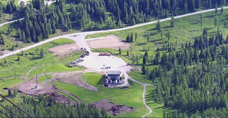 Webcam Пассо Сан-Пеллегрино-Фалькаде  - Arrivo Seggiovia