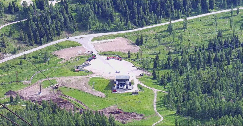 Webcam Passo San Pellegrino-Falcade  - Arrivo Seggiovia