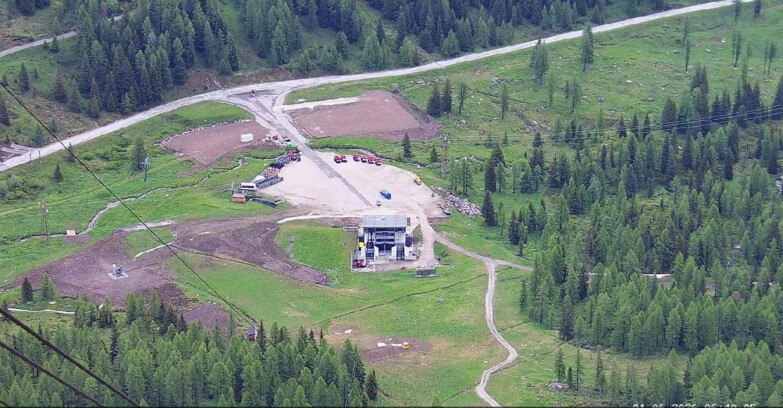 Webcam Passo San Pellegrino-Falcade - Arrivo Seggiovia