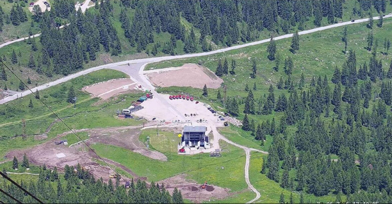 Webcam Passo San Pellegrino-Falcade  - Arrivo Seggiovia