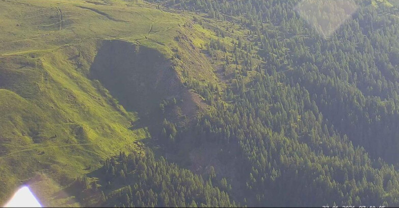 Webcam Passo San Pellegrino-Falcade - Arrivo Seggiovia