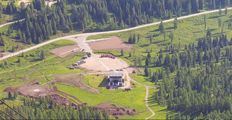 Webcam Passo San Pellegrino-Falcade - Arrivo Seggiovia
