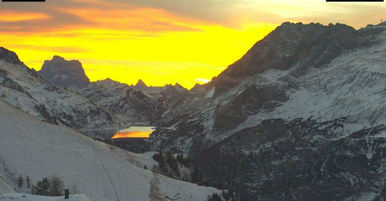 Webcam Канацей-Бельведере  - Lago e Passo Fedaia