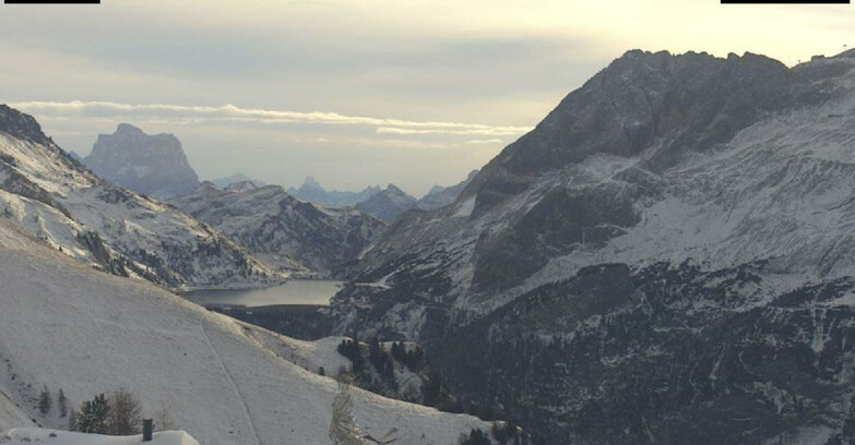 Webcam Канацей-Бельведере  - Lago e Passo Fedaia