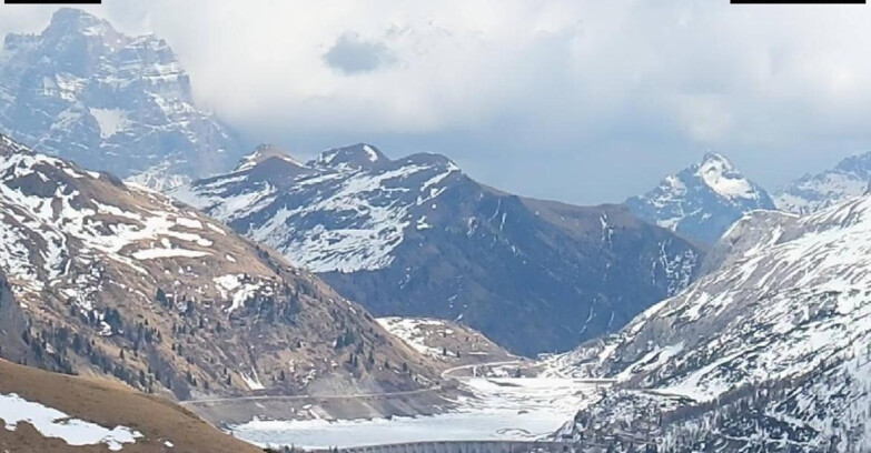 Webcam Canazei Belvedere - Lago e Passo Fedaia