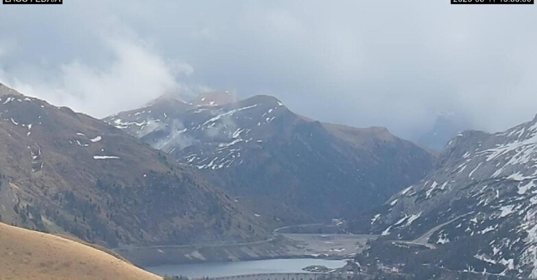 Webcam Канацей-Бельведере  - Lago e Passo Fedaia