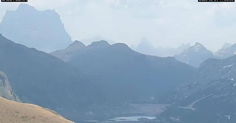 Webcam Канацей-Бельведере  - Lago e Passo Fedaia