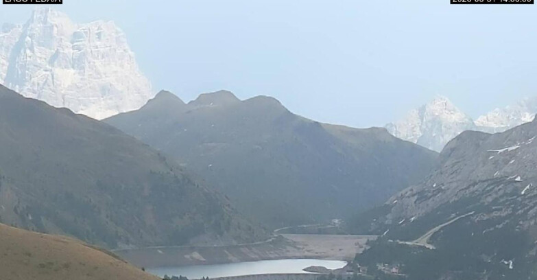 Webcam Канацей-Бельведере  - Lago e Passo Fedaia