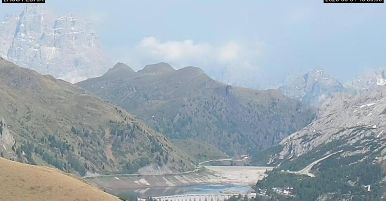 Webcam Канацей-Бельведере  - Lago e Passo Fedaia