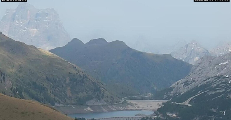 Webcam Канацей-Бельведере  - Lago e Passo Fedaia