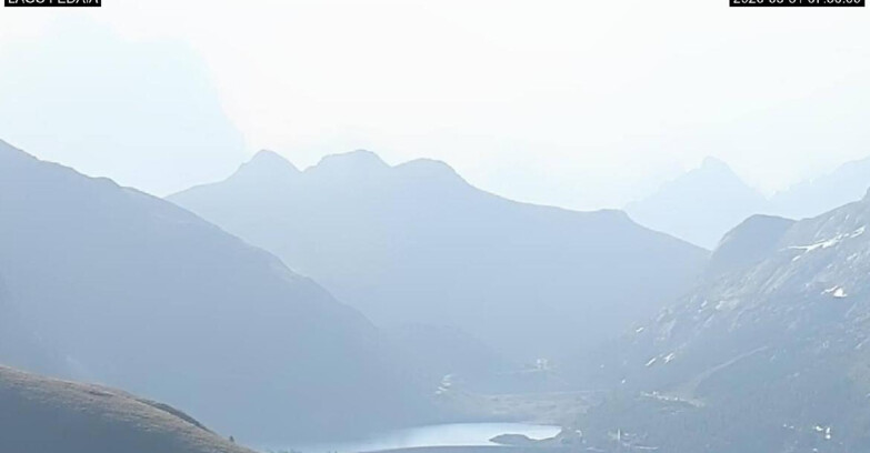 Webcam Канацей-Бельведере  - Lago e Passo Fedaia