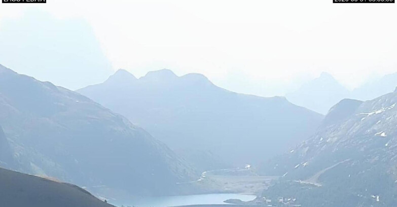 Webcam Канацей-Бельведере  - Lago e Passo Fedaia